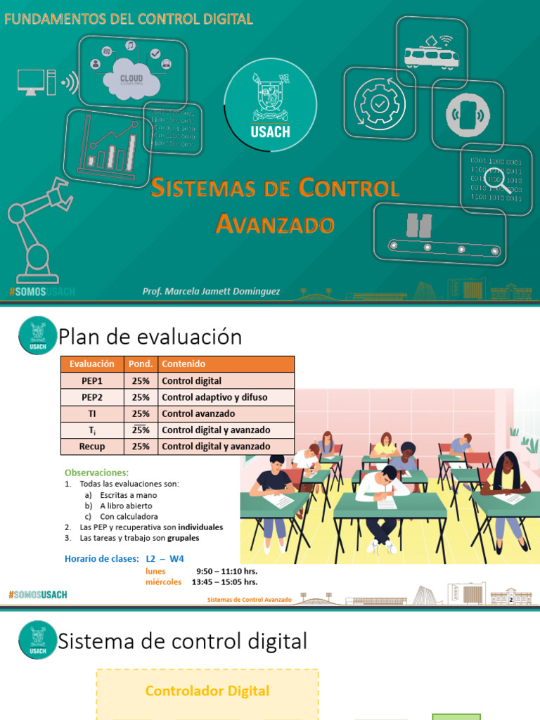 02 - Fundamentos Del Control Digital (2023) | PDF | Procesamiento de ...
