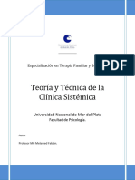 Ficha de Cátedra Teoría y Técnica Sistémica