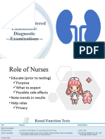 Renal Diagnostic Tests