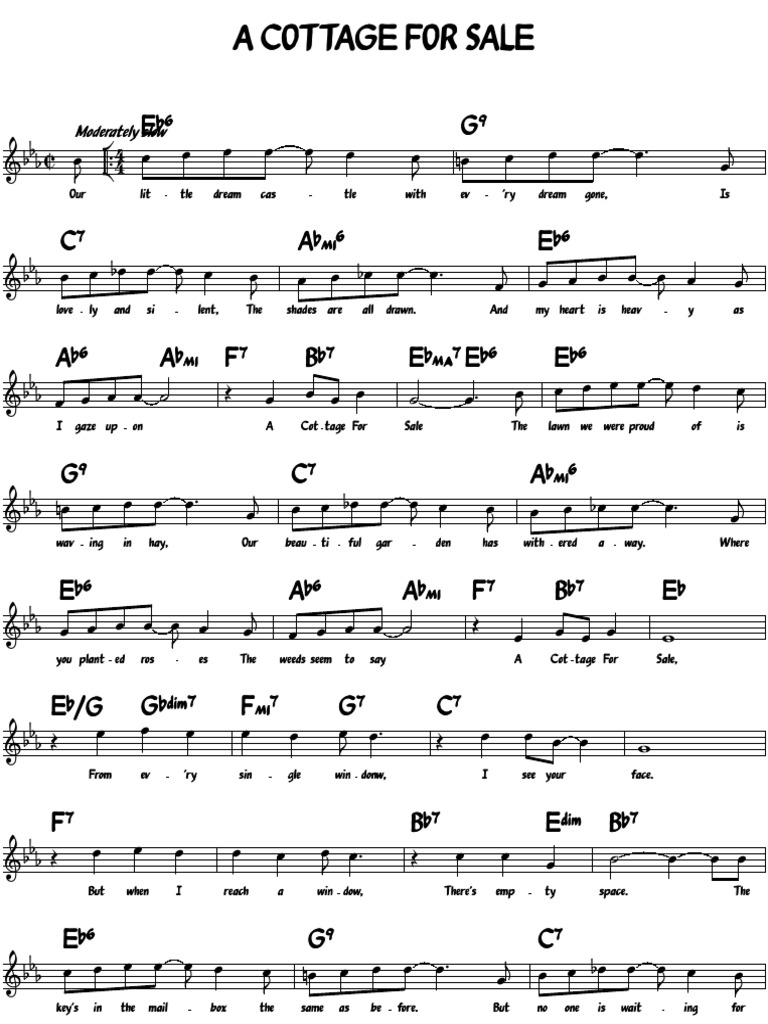 A Cottage For Sale PDF