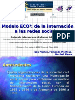 Modelo ECO2 de La Internación A Las Redes Sociales