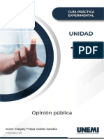 Opinión Pública: Autor: Magaly Felipa Valdez Sarabia