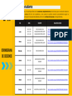 Cronograma - METODOLOGÍA UNIVERSITARIA