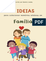 Amostra 100 Ideias para Colecionar Memórias Afetivas em Família