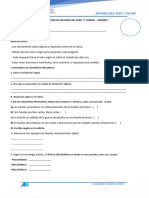 Evaluación de 5° Grado - Historia