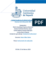 Instrumento de Evaluación Institucional (Estudiantes)