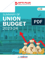 Union Budget Summary Compressed