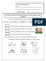 Prova de Ciencias 2019