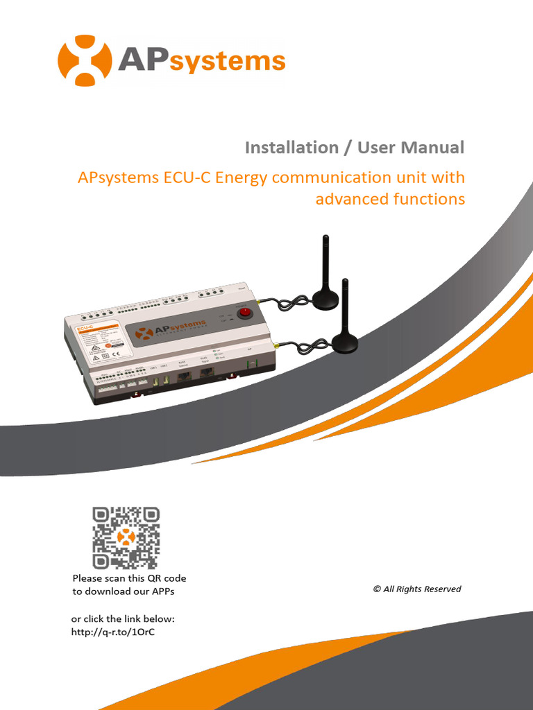 APsystems Energy Communication Unit ECU-C User Manual - Rev4.0 - 2023 ...