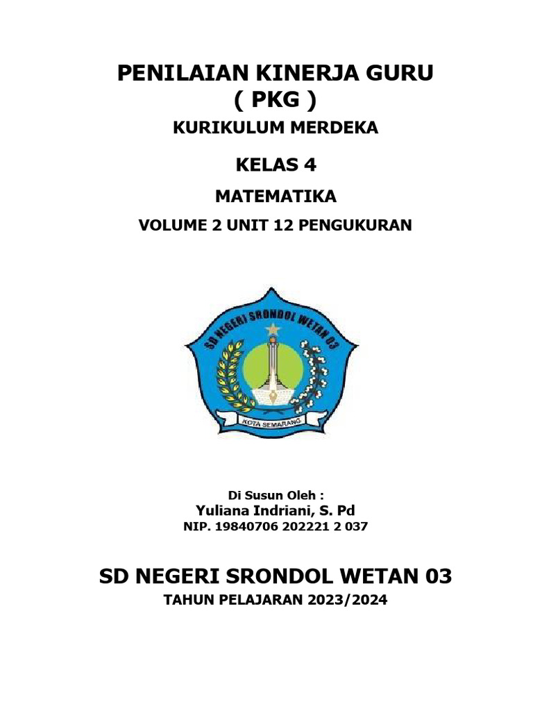 Modul Ajar Matematika Kelas 4 | PDF | Karier & Perkembangan