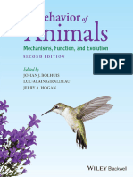 01 - The Behavior of Animal Mechanisms, Functions and Evolution