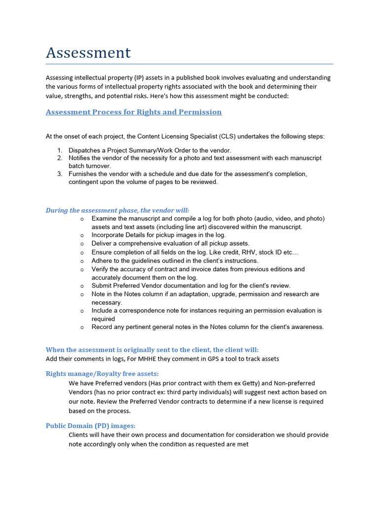 Assessment | PDF | Copyright | Intellectual Property