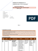 1° Grado - Planificador Del 13 Al 17 de Marzo