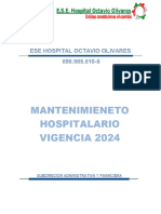 Plan de Mantenimiento Hospitalario ESE HOO 2024