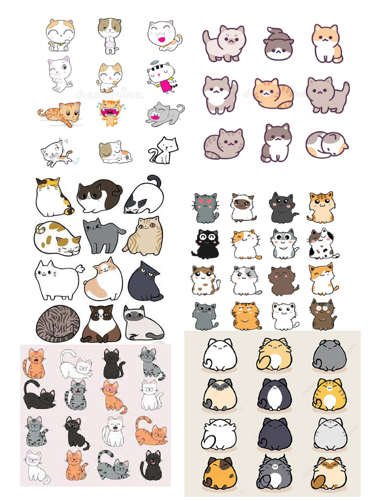 Stickers Gatitos | PDF