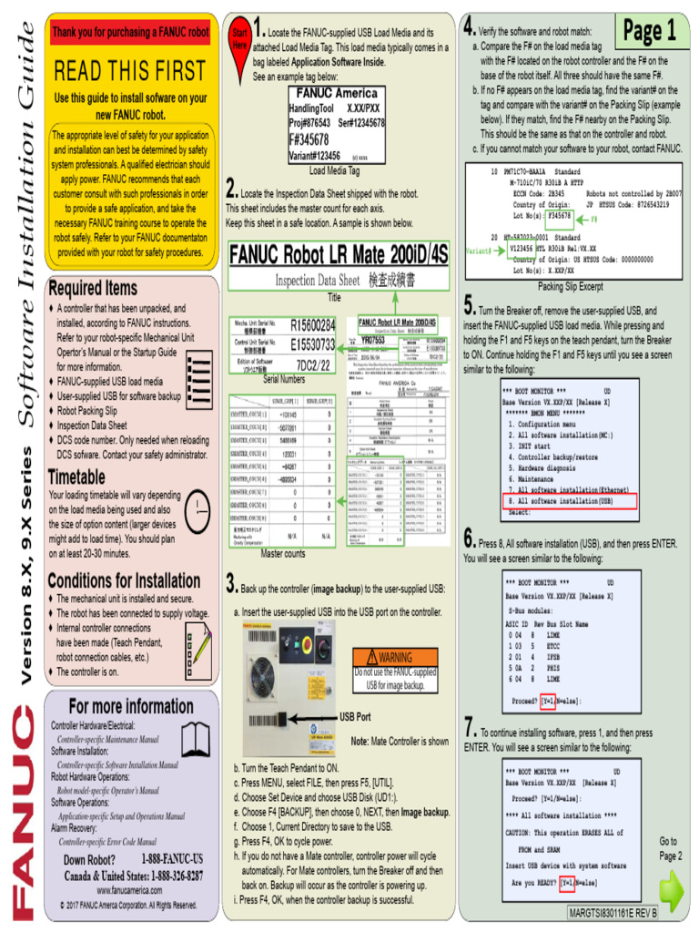 R-30iB Mini Plus Controller Setup Guide | PDF | Booting | Usb