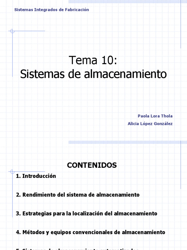 almacenamiento | Inventario | Bienes manufacturados