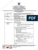 Hpta Minutes of The Meeting Template