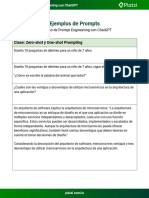 Ejemplos de prompts del curso de prompt engineering con chatgpt