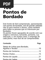 Livrete100 Pontos de Bordado