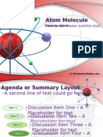Atom Molecule: Click To Edit Master Subtitle Style