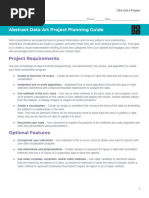 CSA Unit 4 Abstract Data Art Project Planning Guide