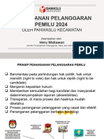 Penanganan Pelanggaran Pemilu 2024