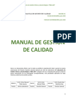 Manual de Gestión de La Calidad