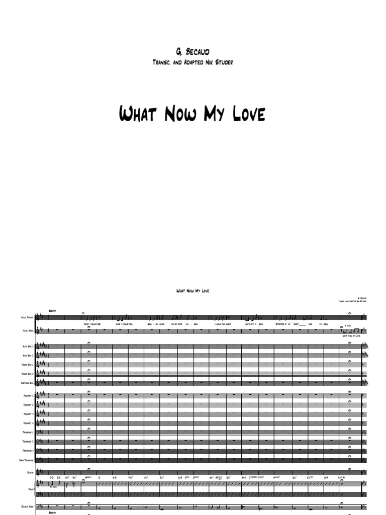 What Now My Love | PDF