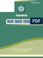 Download Pedoman Program Mahasiswa Wirausaha PMW Dikti by infopmwunj SN72855826 doc pdf