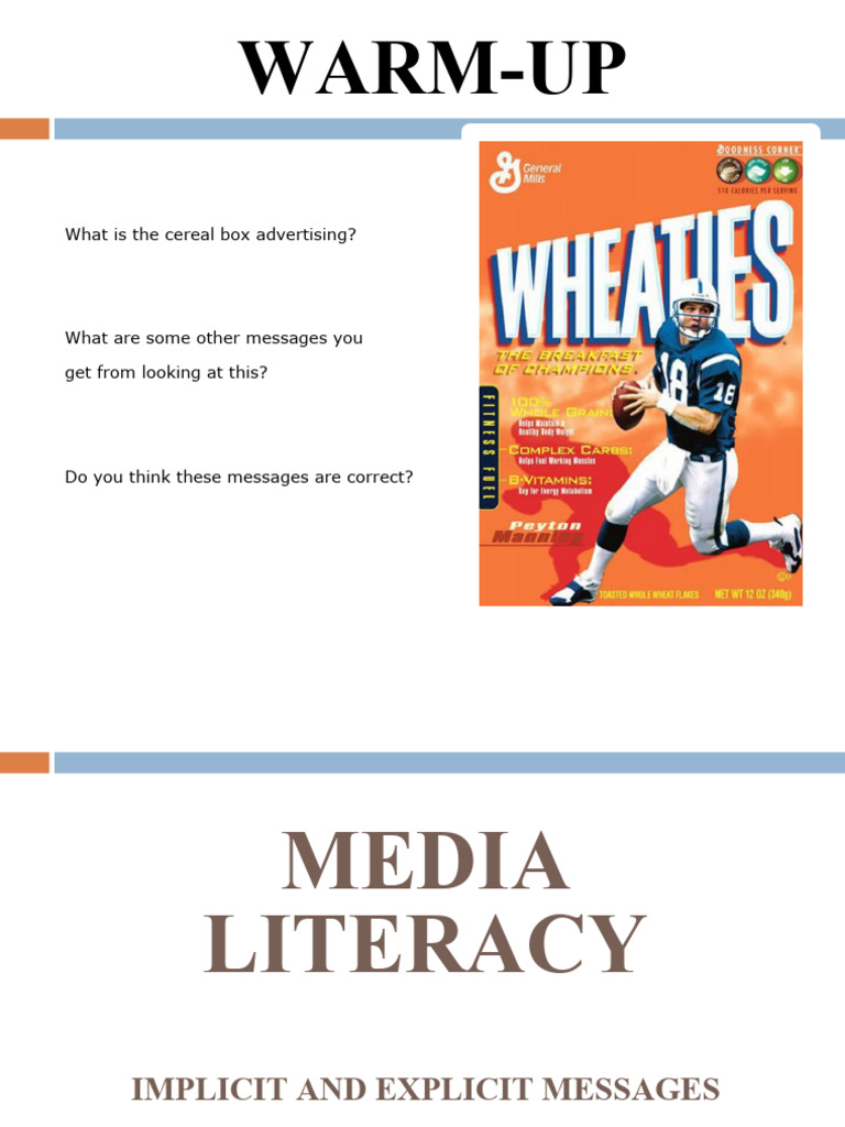 Understanding Media Messages | PDF | Advertising | Human Communication