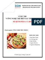 ĐẾ BÁNH PIZZA CÀ RỐT CUỘC THI CÔNG NGHỆ CHẾ BIẾN SAU THU HOẠCH