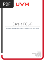 Escala PCL-R de Hare: Evaluación y Puntaje | PDF