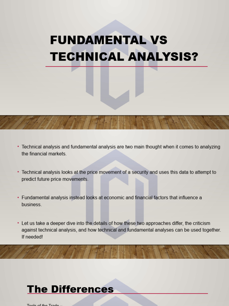 2) Fundamental Vs Technical Analysis | PDF | Technical Analysis ...