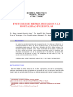 Factores de Riesgo Asociados A La Mortalidad Preescolar