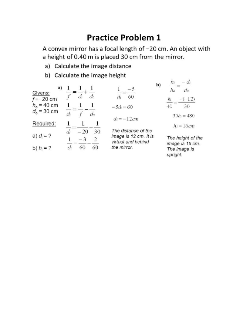 Mirror Problem | PDF