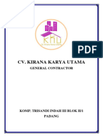 Cv. Kirana Karya Utama: General Contractor