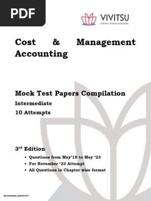 N.K Paper3 - Costing - MTP - All Attempts - May23 | PDF
