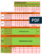 Academy Time Table Session 2024-2025 New - 29 to 05