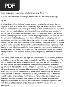 On Ghosts and Apparitions - Joseph Addison
