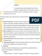 Introduction To Pharmacology