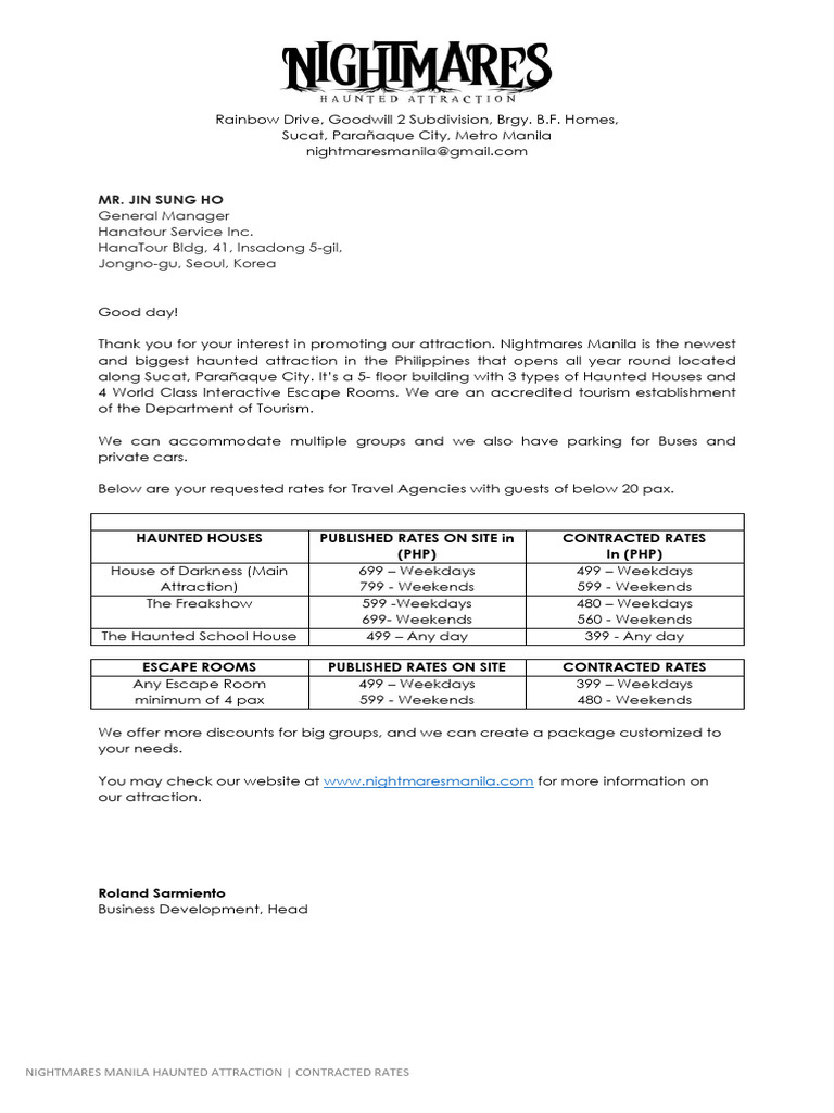 Contracted Rates_Hana_Tours | PDF