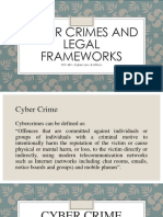 Cyber Crimes & Legal Framework