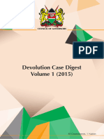 Thematic Devolution Case Digest Volume 1