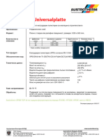 Austrotherm PDB Universalplatte