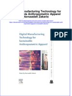Read online textbook Digital Manufacturing Technology For Sustainable Anthropometric Apparel Norsaadah Zakaria ebook all chapter pdf 