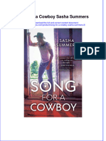 Read online textbook Song For A Cowboy Sasha Summers 2 ebook all chapter pdf 