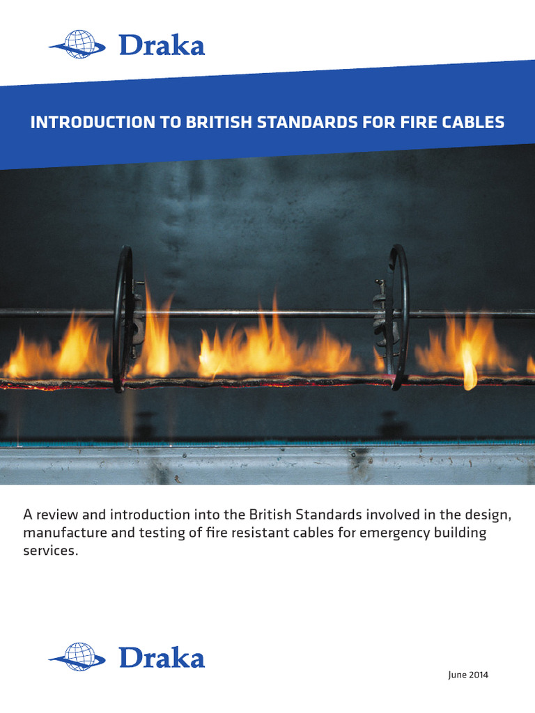 Draka Introduction to British Fire Standards | PDF | Electrical ...