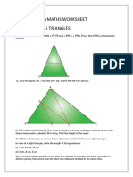 Triangles Revision Sheet
