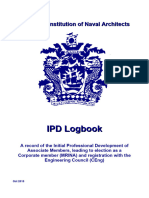 IPD Logbook (MRINA) (CEng)